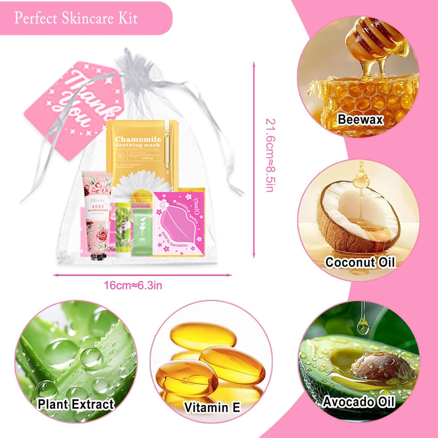 100 PCS Spa Skincare Set for Women,Spa Party Favors Supplies Include Face Masks,Eye Mask,Lip Balm,Hand Cream,Lip Mask,Bulk Gifts,Valentines Day Gifts For Her,Skincare