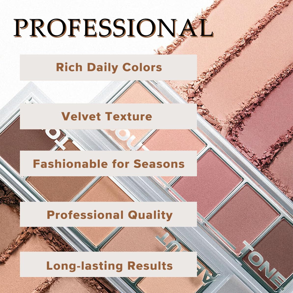Neutral Naked Brown Eyeshadow Palette - 5 Colors Nude Brown Tones, Velvety Matte, Long-Lasting & Waterproof for Natural Everyday Looks (01#)