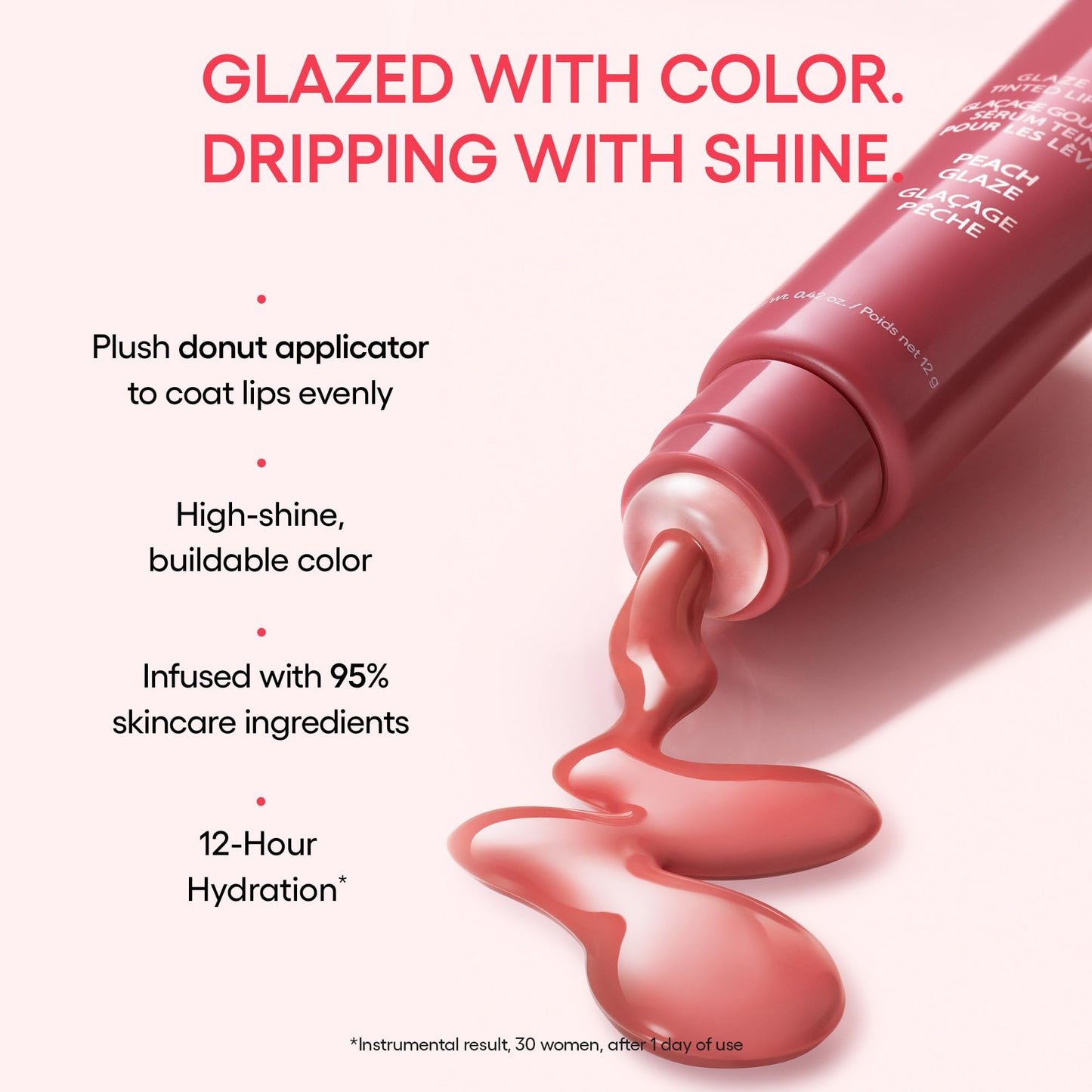 LANEIGE Glaze Craze Tinted Lip Serum: Hydrating, Lip Barrier-Boosting, Softening Lip Serum Treatment for Glossy & Buildable Shine, Nourished Lips | Korean Skin Care, Sugar Glaze