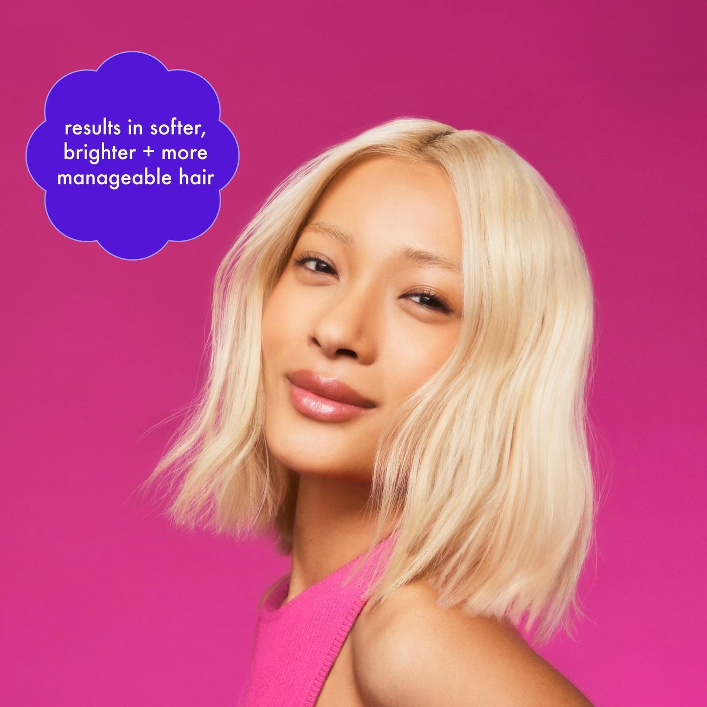 amika bust your brass cool blonde strength repair shampoo