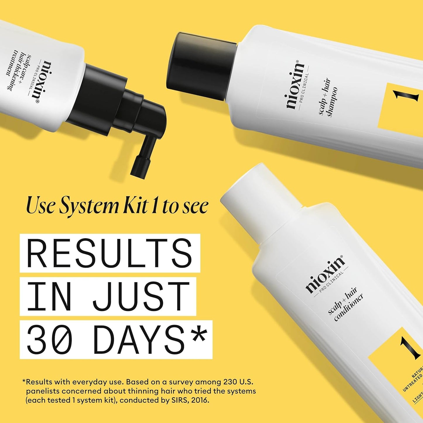 Nioxin Scalp & Hair Thickening Shampoo - Strengthen Natural Hair with Niacinamide & Biotin | For Light Thinning