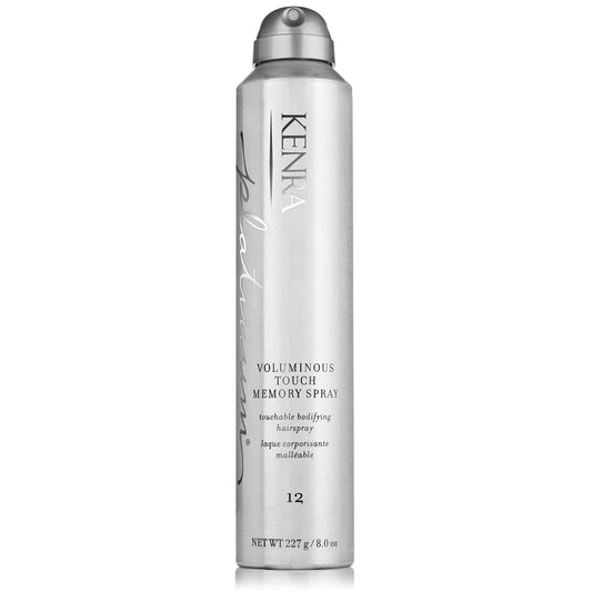 Kenra Professional Platinum Voluminous Touch Memory Spray 12 | Bodifying, Fullness Hairspray | Lasting Sytle Memory for 96 Hours | Soft, Touchable Volume | All Hair Types | 8 oz