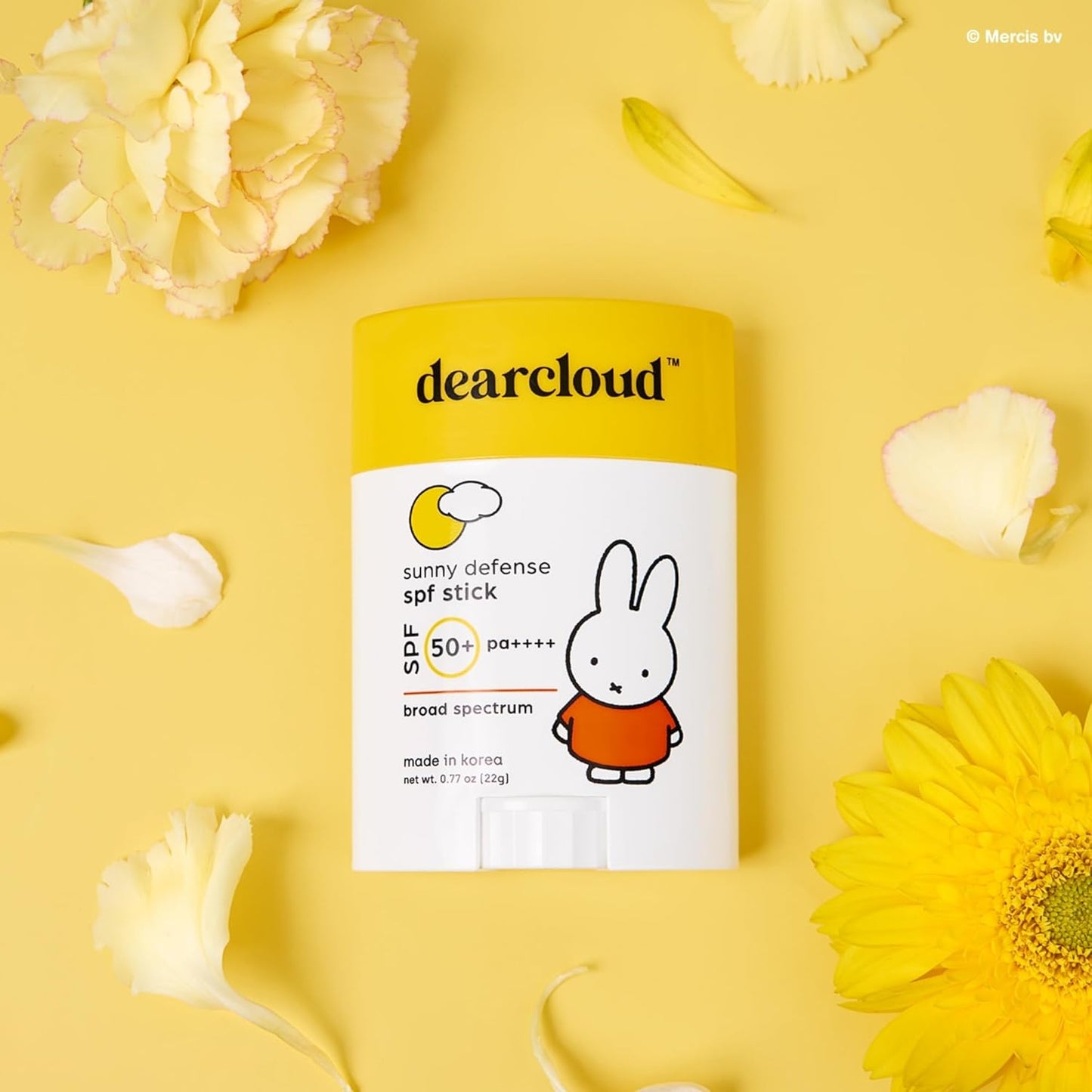 Miffy Sunny Defense Sun Stick SPF 50+ | Korean Sunscreen for Face - Travel Size (.77 oz)