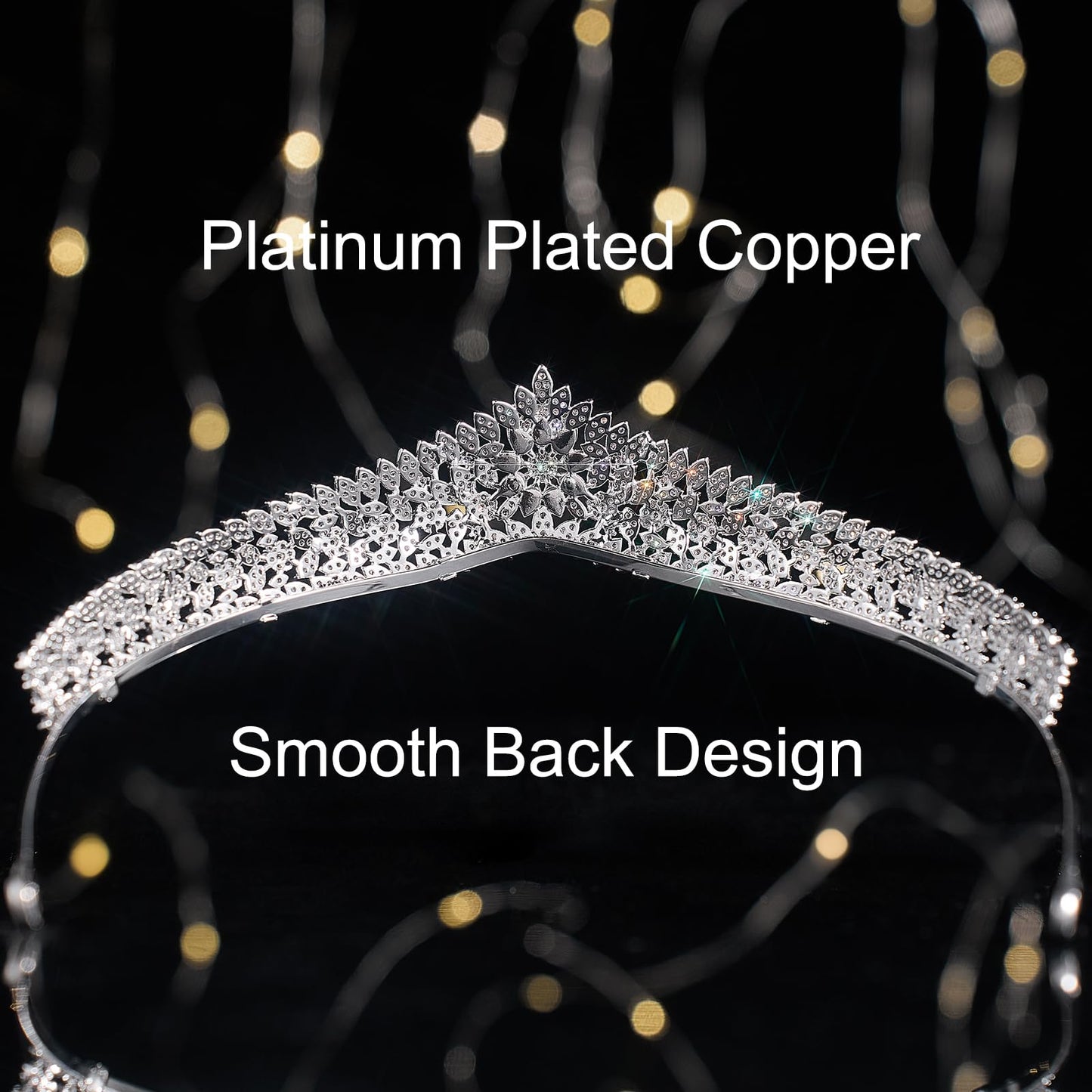 Cubic Zirconia Wedding Tiaras for Bride Small Sweet 16 Birthday Prom Queen Crown Pageant Headpieces Coronas Para 15 Anos Quinceaneras 2026 Silver Bridal Hair Accessories