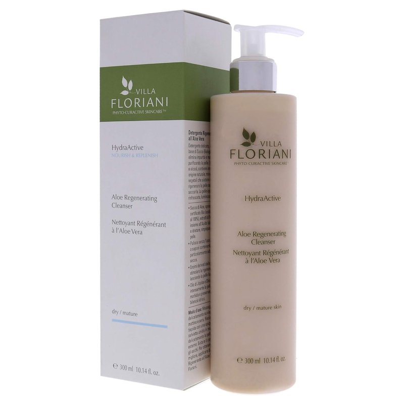 Villa Floriani Regenerating Cleanser - Aloe Infused Facial Cleanser | 10.14 oz