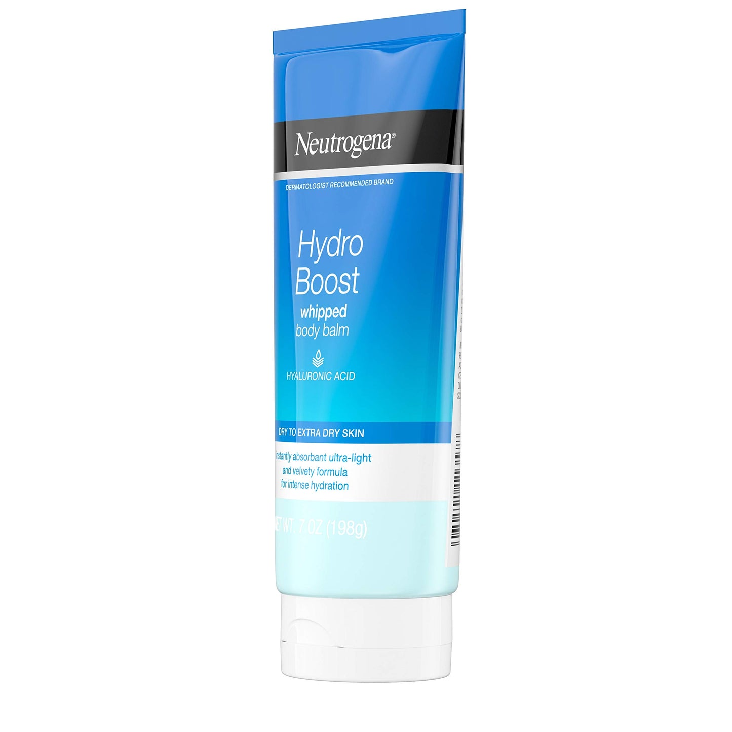 Neutrogena Hydro Boost Whipped Body Balm with Hyaluronic Acid, Hydrating for Dry to Extra Dry Skin, Lightweight, Daily Moisturizing, 7 Oz