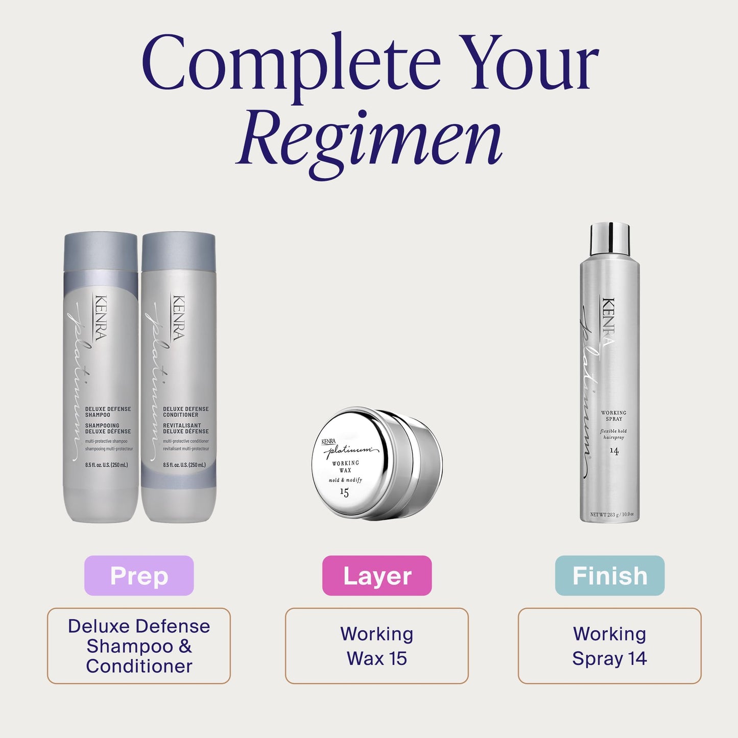 Kenra Professional Platinum Working Spray 14 | Flexible Hold Hairspray | Fast-Drying, Non-Sticky | Creates Volume & Texture | Leaves Hair With Frizz-Free Shine | All Hair Types