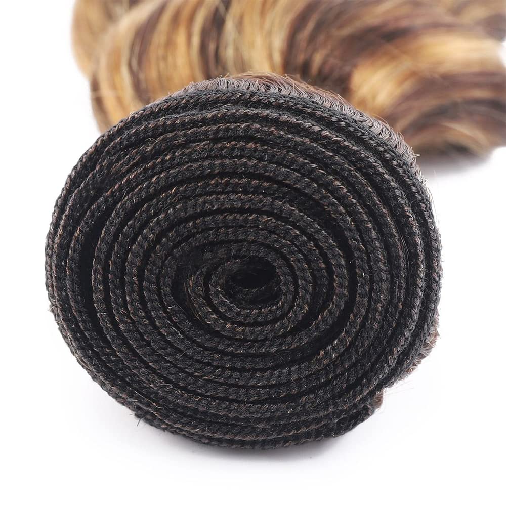 26 28 30 Inch P4/27 Human Hair Bundles Highlight Kinky Curly Bundles 8A Brazilian Virgin Remy Human Hair Extensions 2 Tone Color #4 Bundles Mixed Color #27 Bundles Human Hair Weave