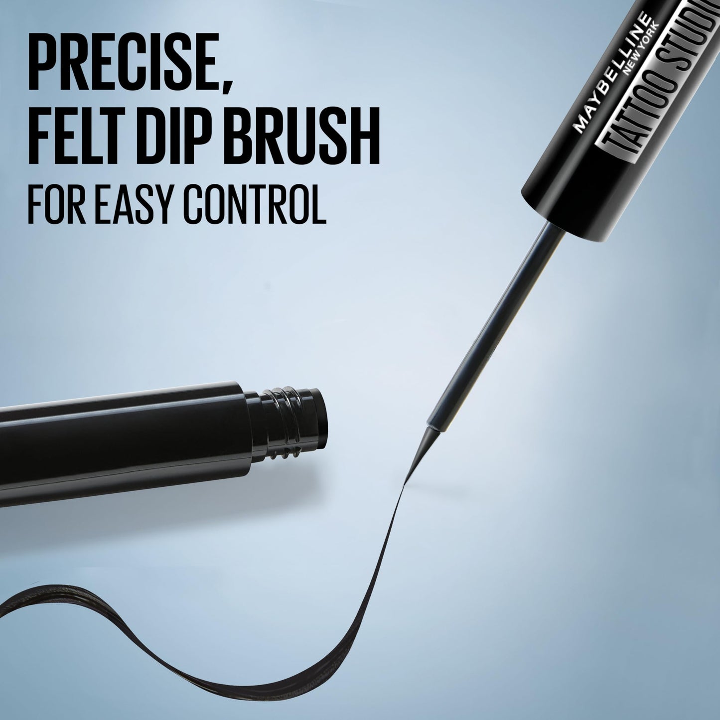Maybelline Tattoo Studio Dip-Ink Liquid Eyeliner, Waterproof Eyeliner With Up to 24 Hour Wear