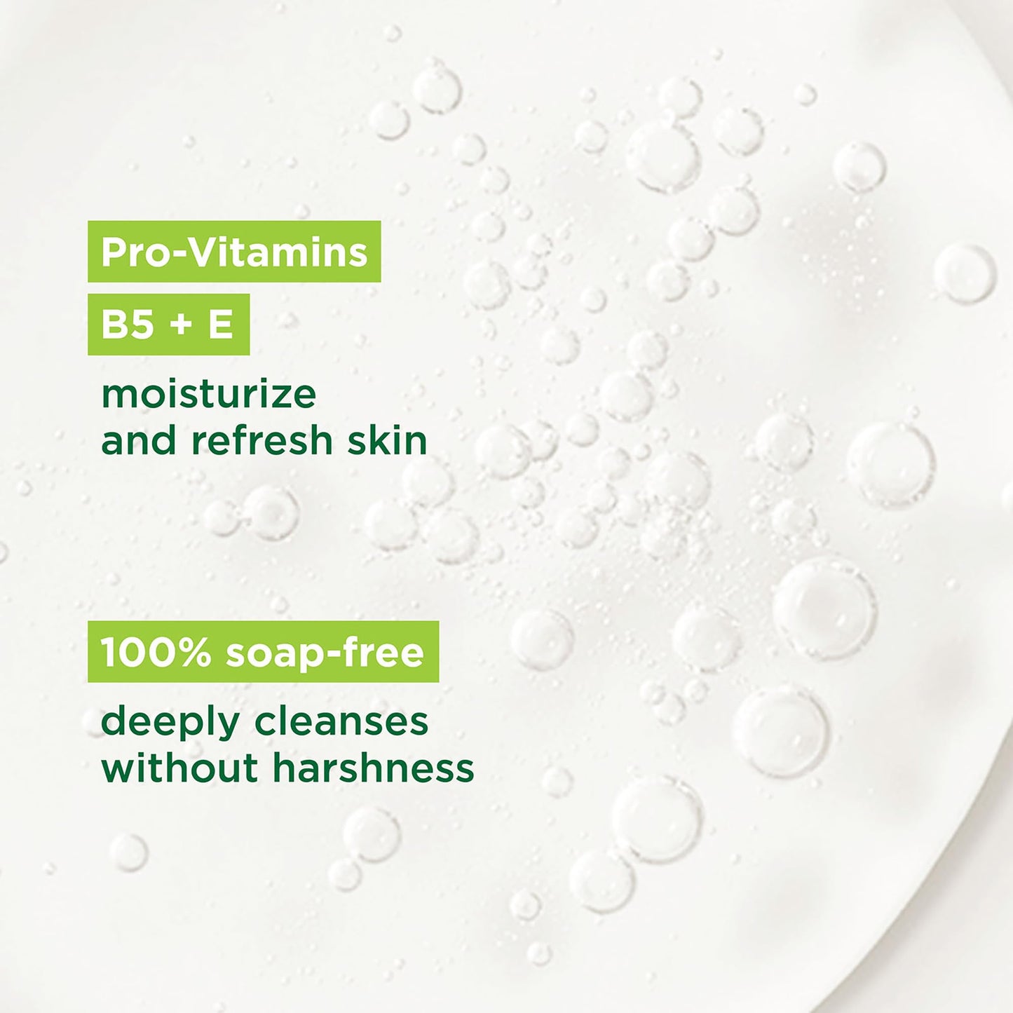 Simple Kind To Skin Refreshing Face Wash - Facial Cleanser with Vitamin B5 and E - Strengthens and Smooths Skin - Vegan, No Harsh Chemicals - 4 pc