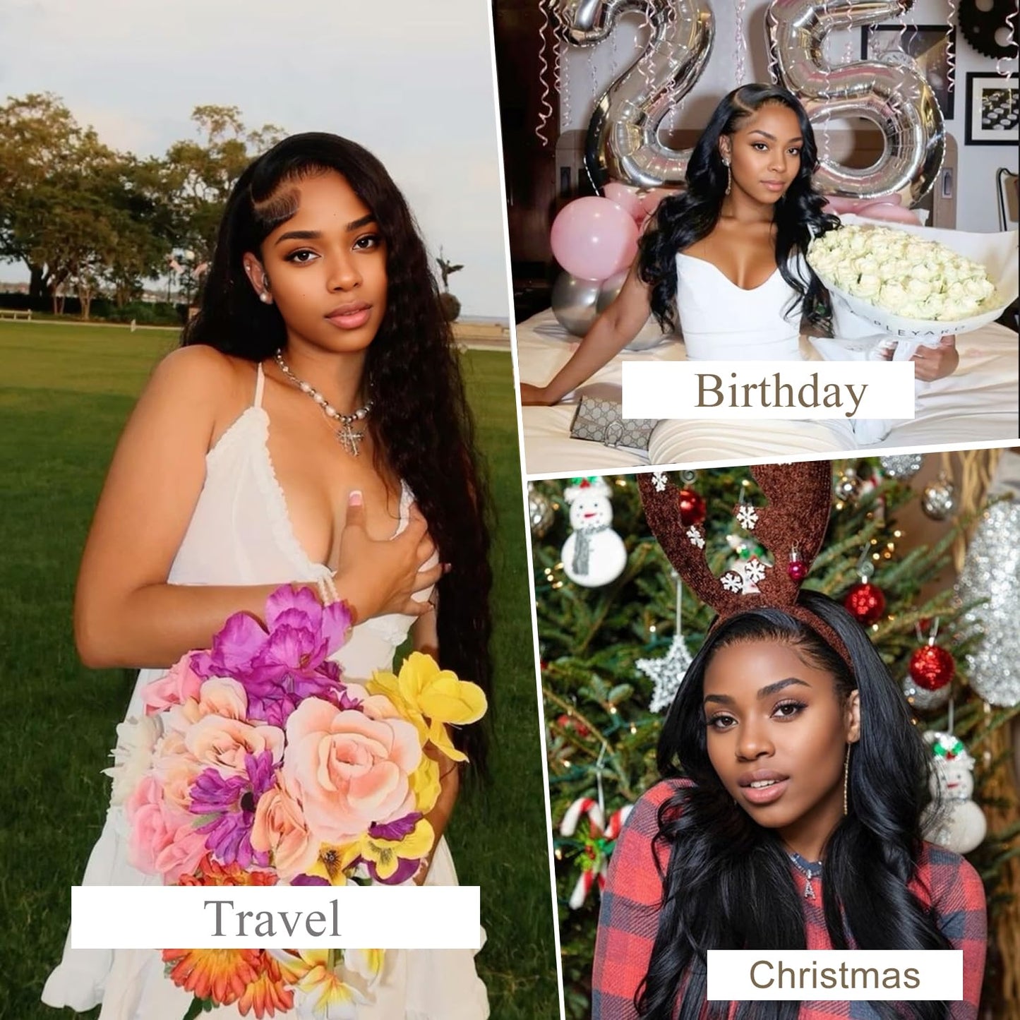 4x4 Transparent HD Lace Closure Virgin Human Hair Closure Invisible Lace Closure Pre Plucked with Baby Hair Natural Black(14Inch,Body Wave)