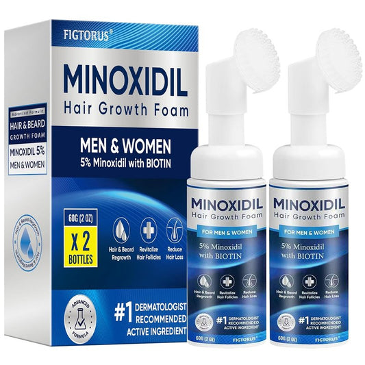 Minoxidil Foam for Hair Growth - 5% Strength for Men & Women | 4 Ounce
