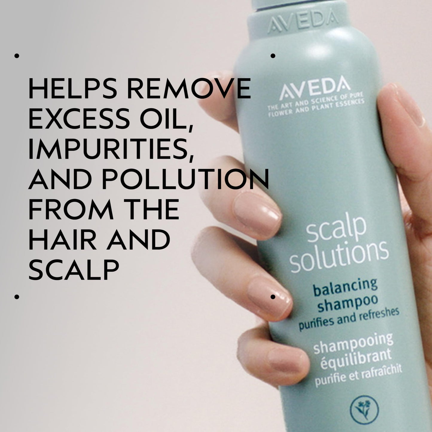 Aveda Scalp Solutions Balancing Shampoo | Gently Removes Pollution & Build-Up, Improves Scalp Hydration | for All Hair Types | Citrus, Floral, Mint Aroma | 94% Naturally Derived*, 6.7 Fl Oz