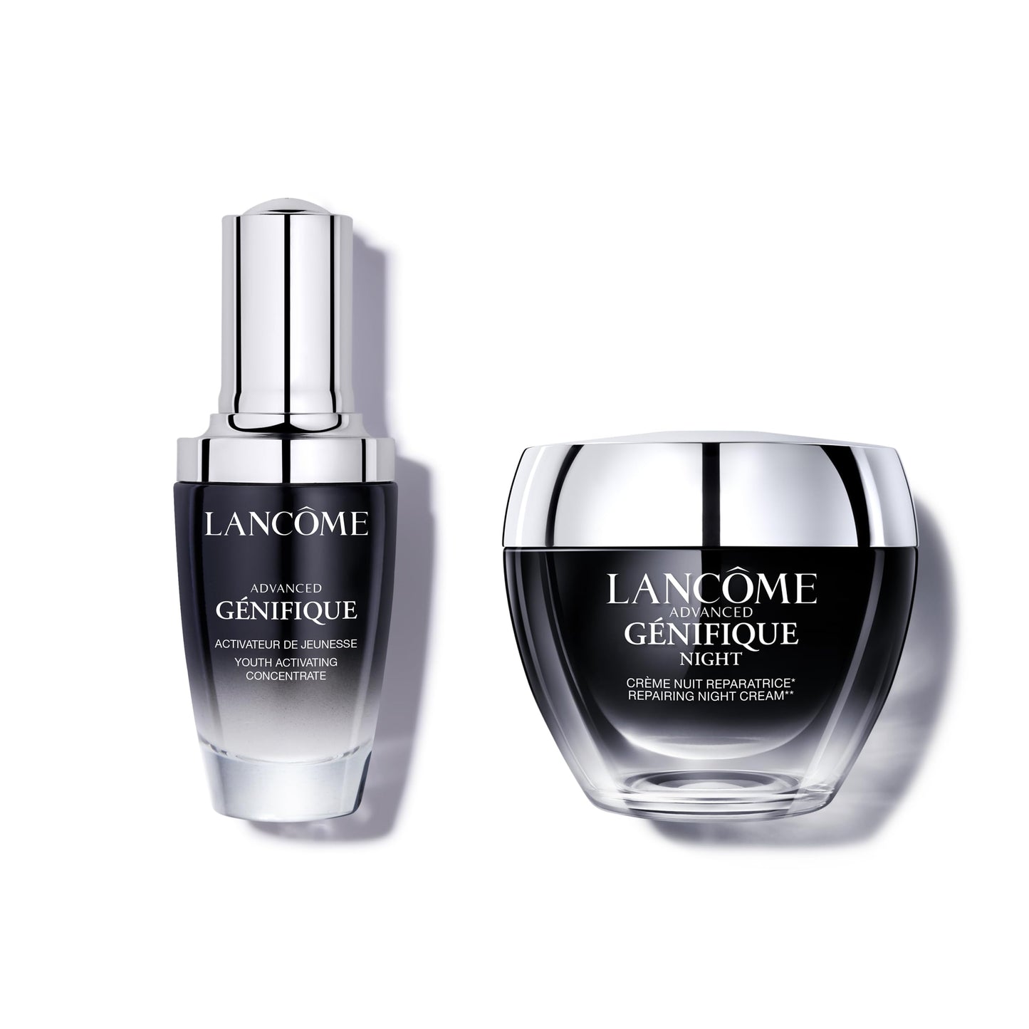 Lancôme Overnight Strengthen & Repair Skincare Duo - Advanced Génifique Anti-Aging Serum & Night Cream
