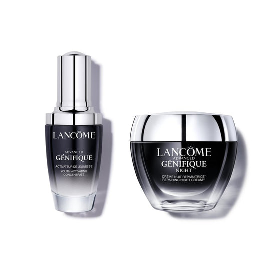 Lancôme Overnight Strengthen & Repair Skincare Duo - Advanced Génifique Anti-Aging Serum & Night Cream