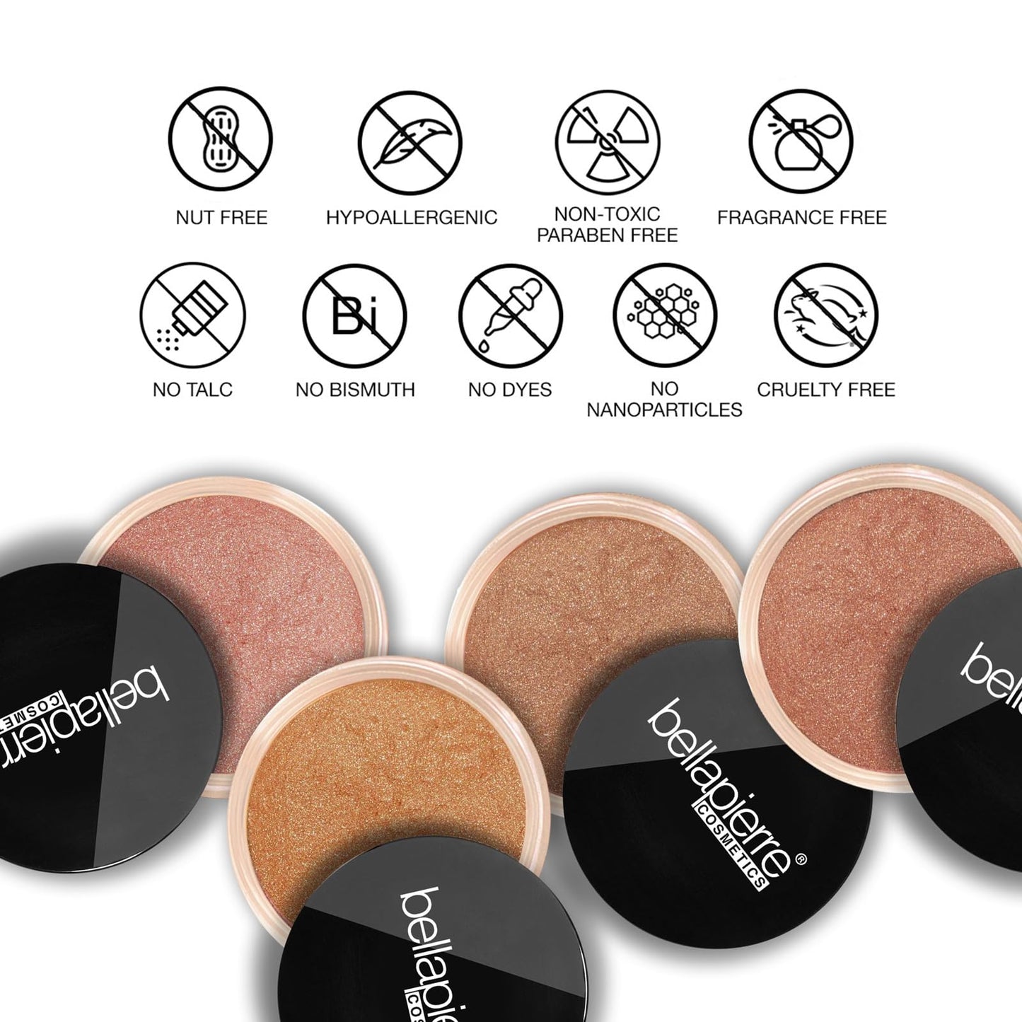 bellapierre Mineral Bronzer - Loose Powder | SPF Protection | Warms Skin Tone for a Sun-Kissed Look | Non-Toxic & Paraben Free - 0.3 Oz