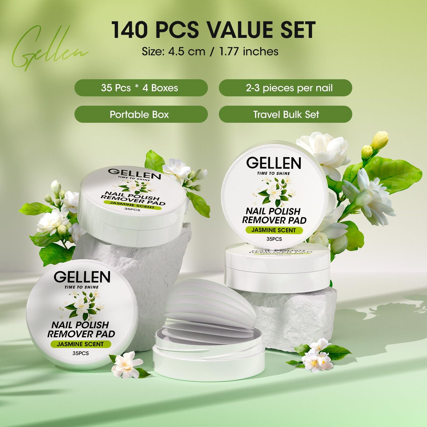 Gellen Nail Polish Remover Pads