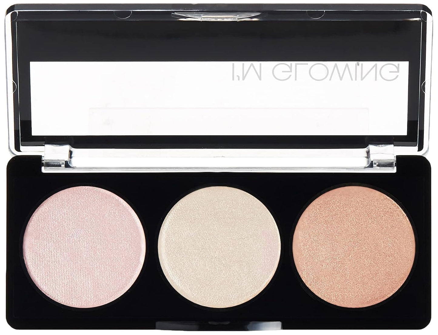 Palladio I'm Glowing Illuminating Highlighting Palette, Glow Bronzer Powder Makeup Set, High Pigmented Shimmery Colors, neutral