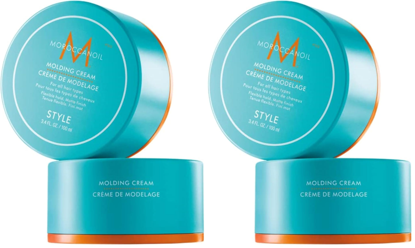 Moroccanoil Molding Cream,3.4 Fl. Oz,(Pack of 2)