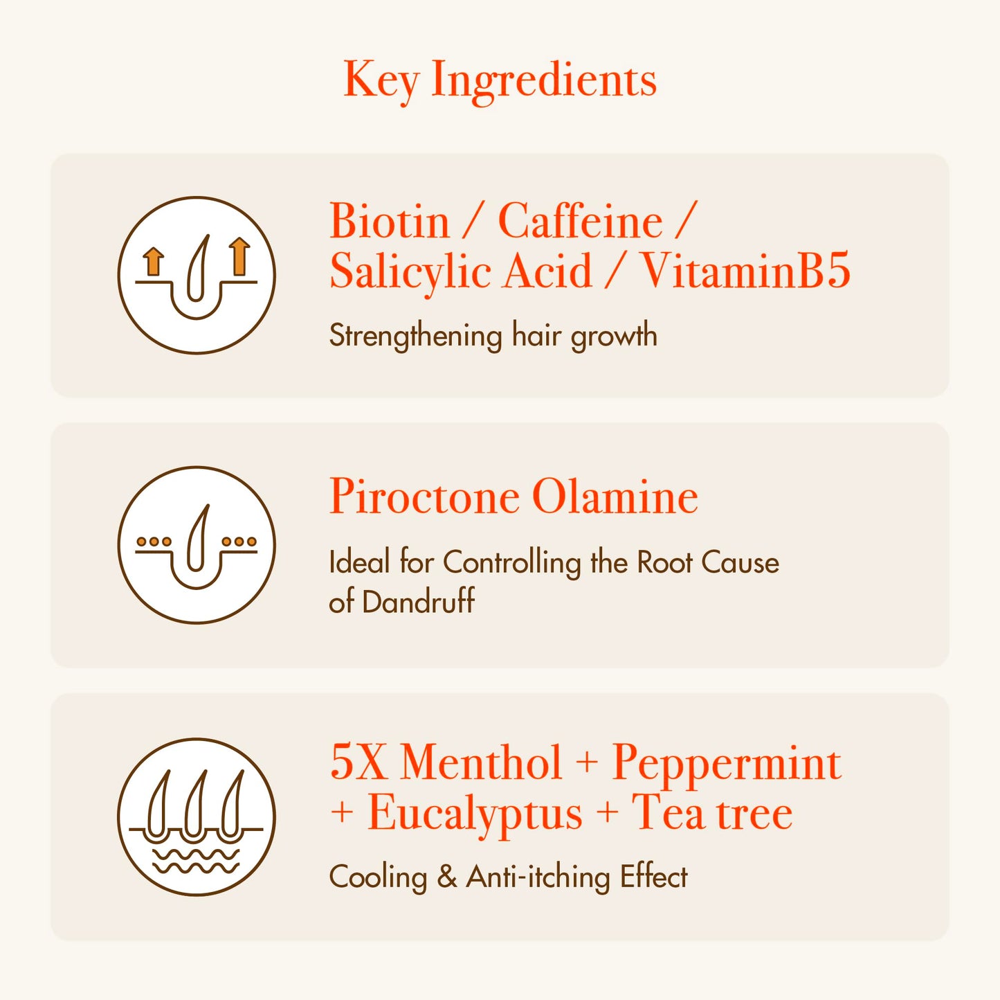 Red by Kiss Growth MD Scalp Shampoo, 5X Menthol Extra Tingling for Thicker & Fuller Hair, Vitamins & Biotin Infused for Strengthening & Itch Relief, Vegan Formula & Cruelty Free (10oz)