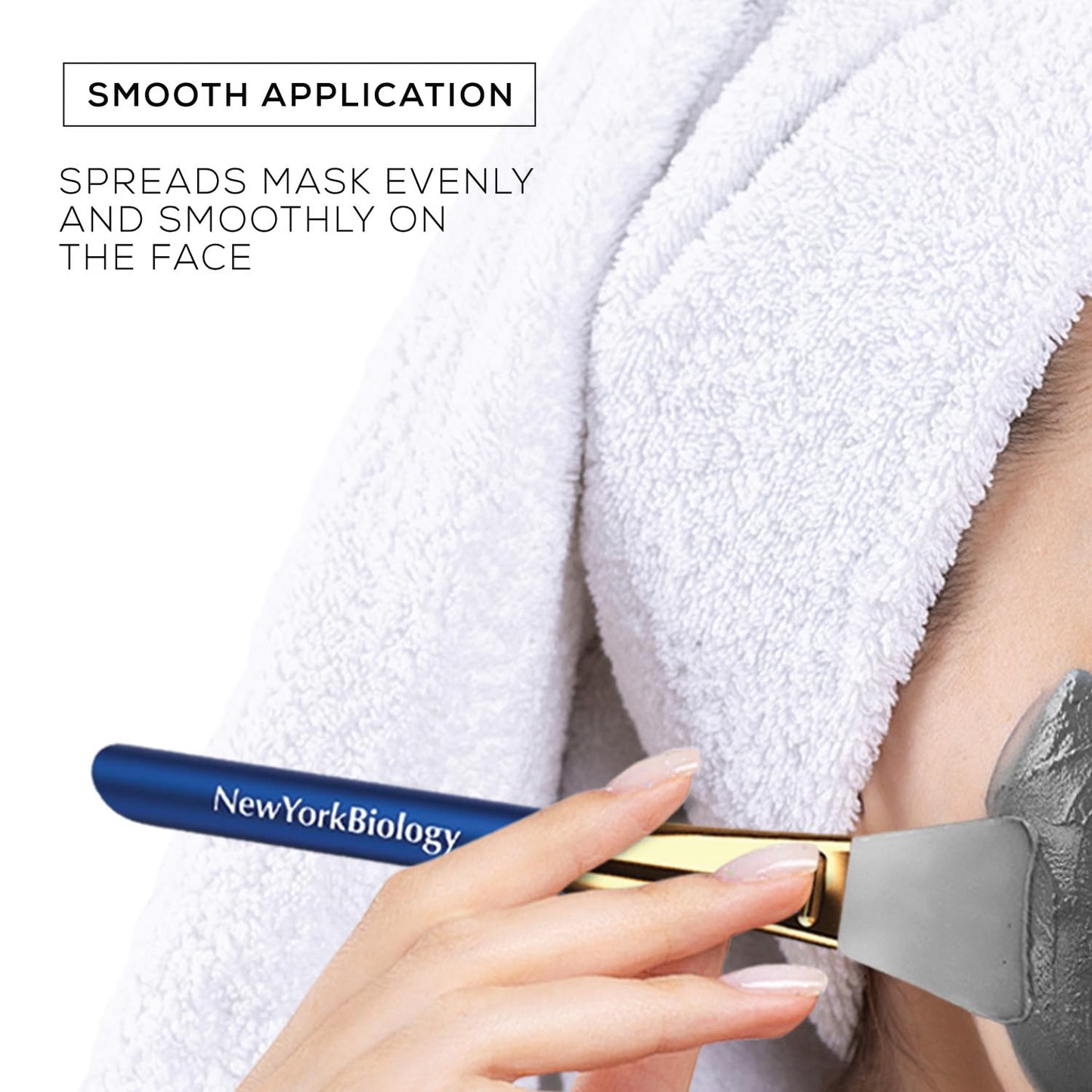 New York Biology Dead Sea Mud Mask for Face and Body with Manuka Honey with 3 pcs Face Mask Brush Applicators - Spa Quality Pore Reducer for Acne, Blackheads and Oily Skin
