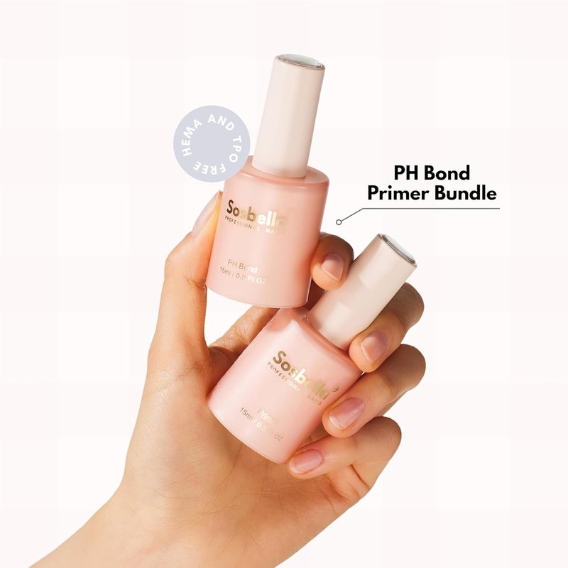 Nail Dehydrator & Primer Set - PH Bond & Nail Primer for Gel Nails | Strong Adhesion, No Lift - 15ml Each