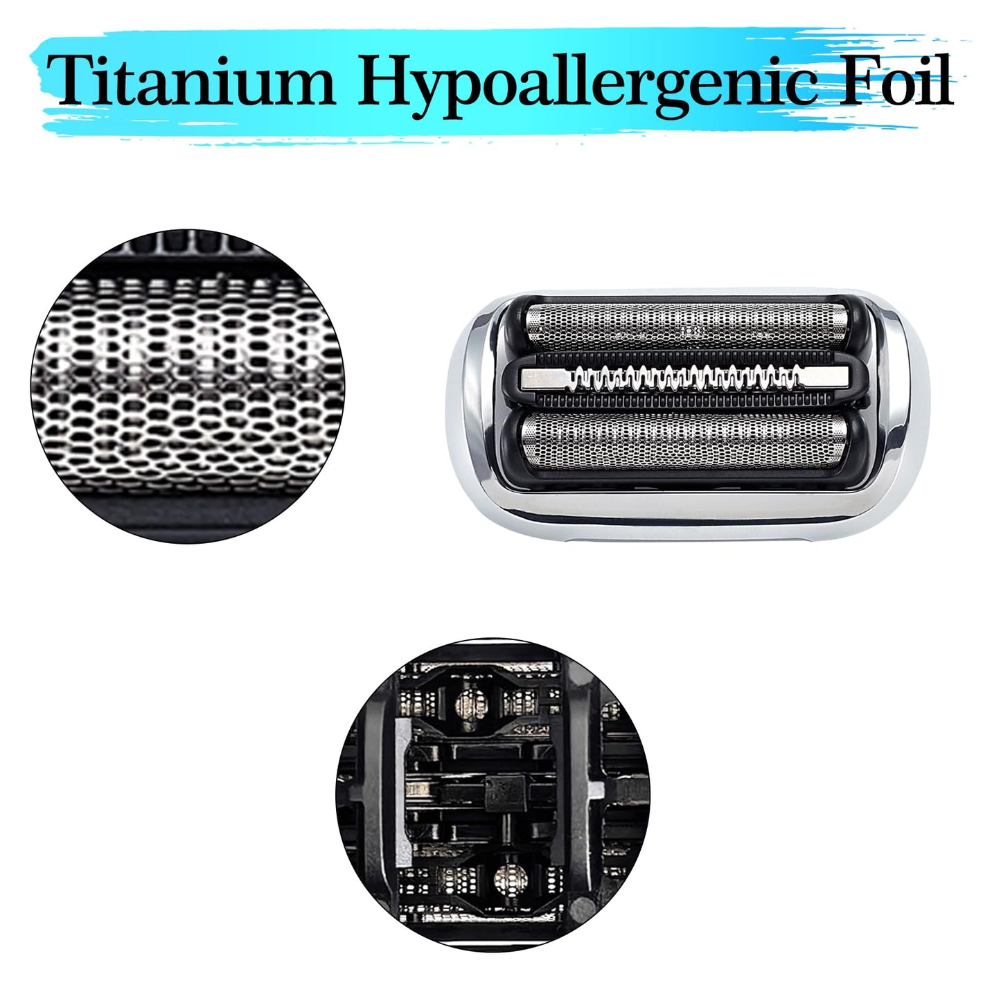 73S Series 7 Electric Shaver Replacement Head Compatible, 73S Replacement Electric Shaver Heads for Men Razor Shaving Blades Fit for Series 7 5764 7020s 7025s 7085cc 7027cs 7071cc