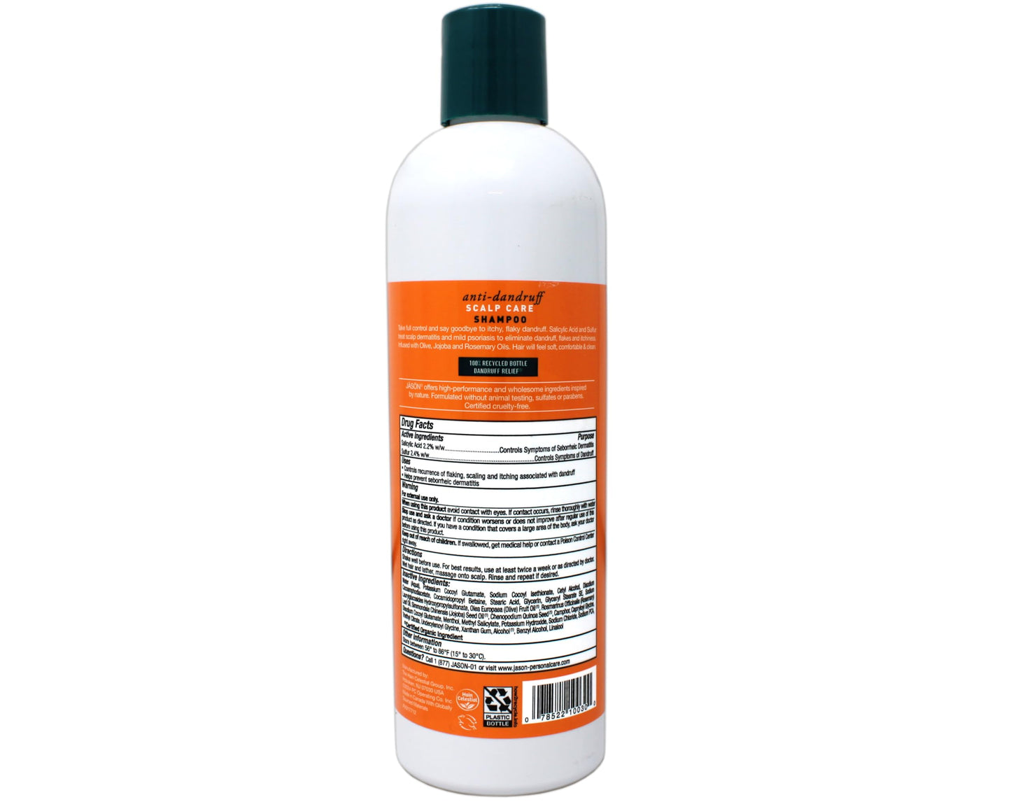 Jason Dandruff Relief Treatment Shampoo 12 oz (Pack of 2)