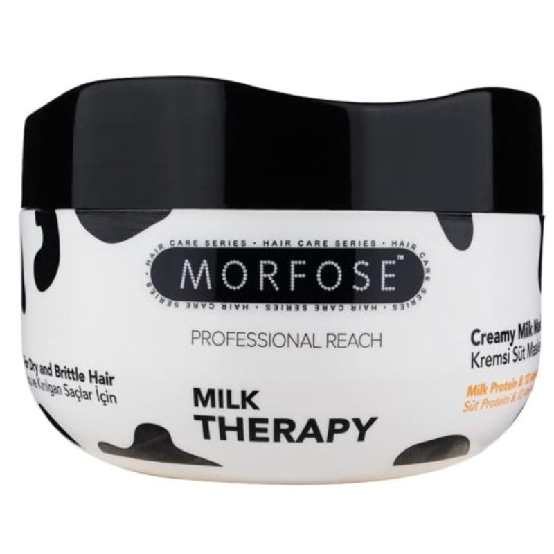 Morfose Professional Hair Mask - Repair Dry, Damaged Hair | 16.9 Fl Oz Milk Therapy