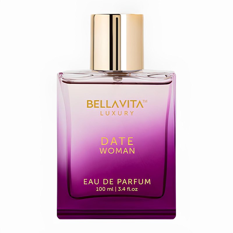 Bellavita Luxury DATE Eau de Parfum - Floral Jasmine & Pink Pepper Scent | 100 ml (3.4 fl. oz.) | Perfect Mother's Day Gift