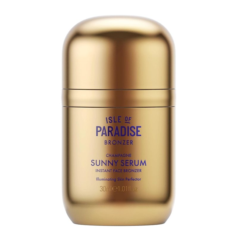 Sunny Serum Bronzing Serum - Illuminating Liquid Face Bronzer with Niacinamide | Buildable Wash-Off Formula - 1.01 fl oz