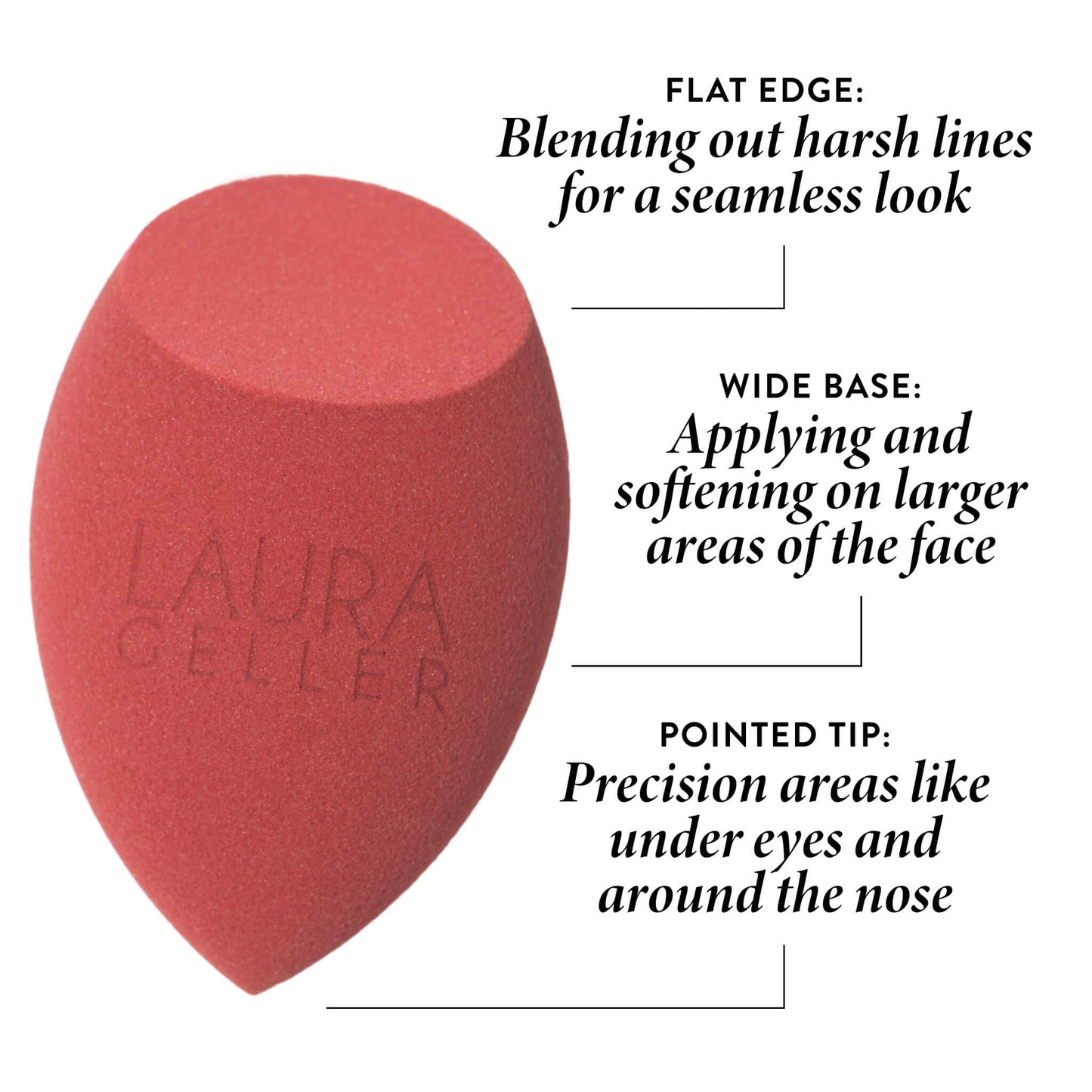 LAURA GELLER Quench-n-Tint Hydrating Lightweight Tinted Moisturizer, Light + Latex-Free Full Face Makeup Blending Sponge - Sheer Foundation for Daily Use