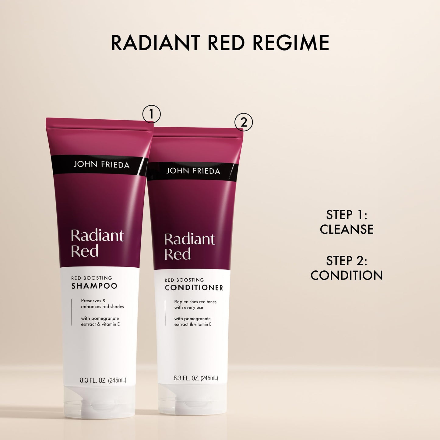 John Frieda Radiant Red Shampoo & Conditioner Bundle