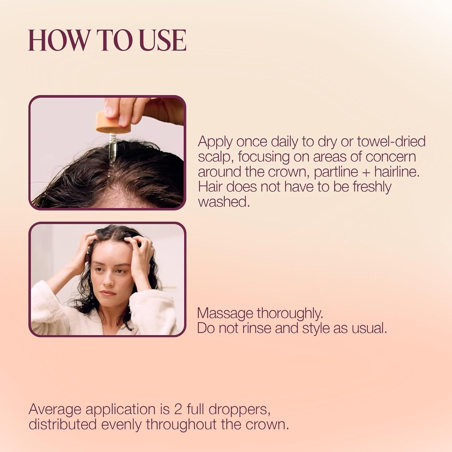 Densifying & Thickening Serum for Thinning Hair - 1oz | Nourishing Hair Growth Formula