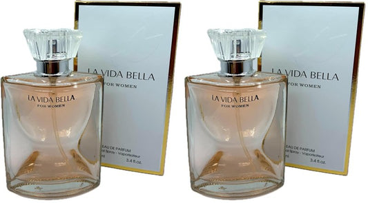 La Vida Bella Women's Cologne 3.4 Fl. Oz. Eau de Parfum Spray (Pack of 2)