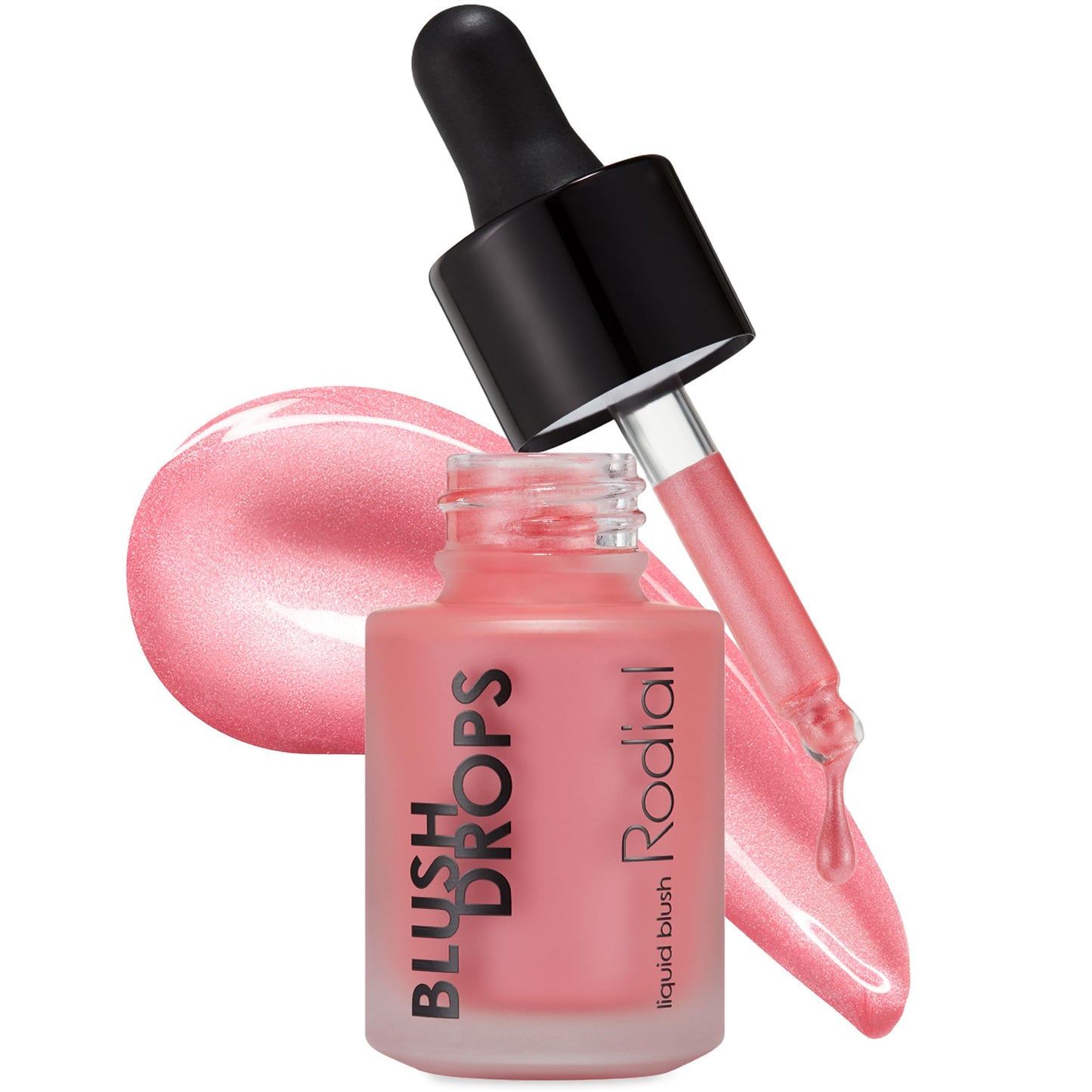Rodial Blush Drops Sunset Kiss/Frosted Pink, 0.5 fl oz, Moisturising Makeup Blush Drops with Vitamin E, Liquid Blush with Naturally Radiant Finish, Long Lasting Finish