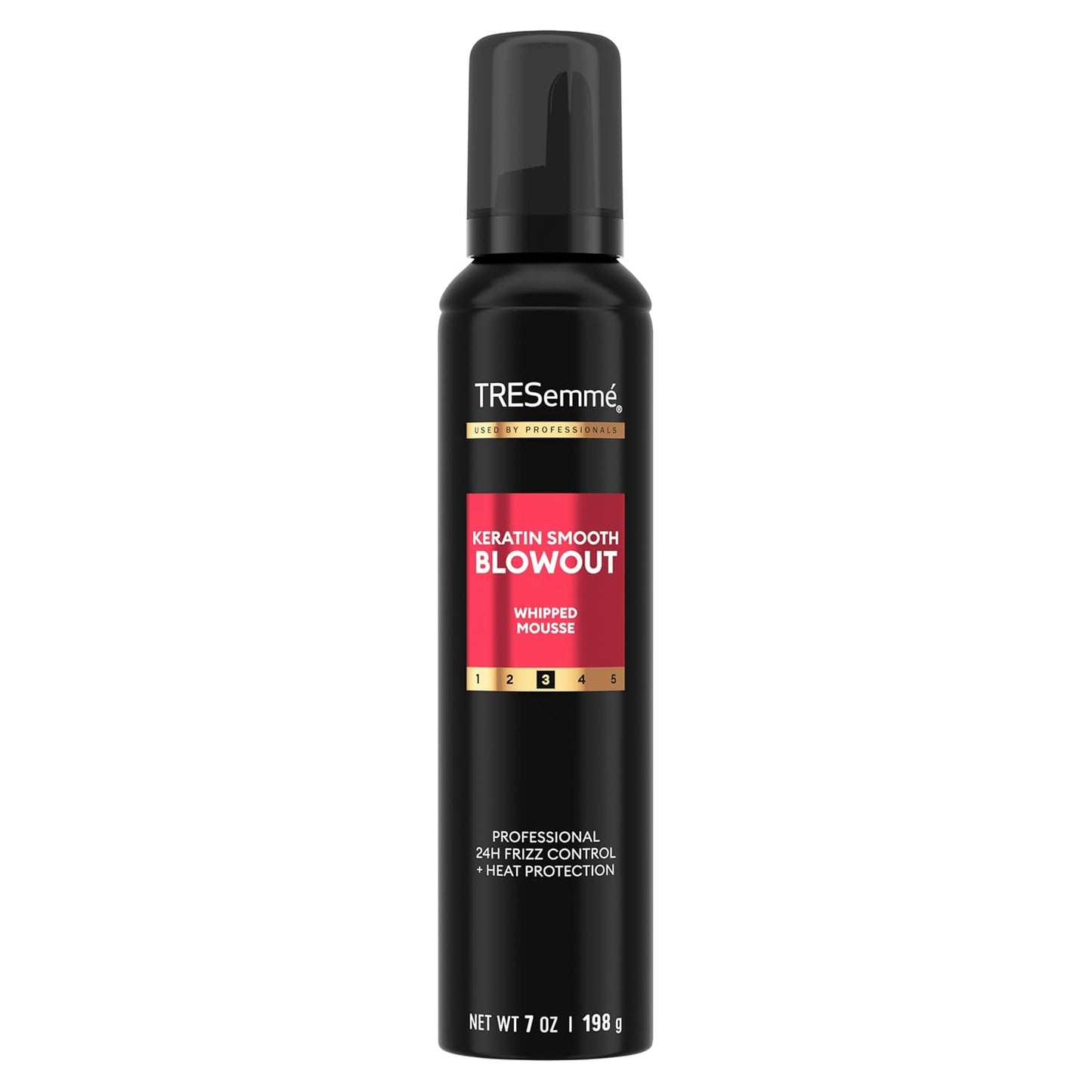 TRESemmé Whipped Shaping Mousse - Keratin Smooth for Instant Hydration | 7 Fl Oz