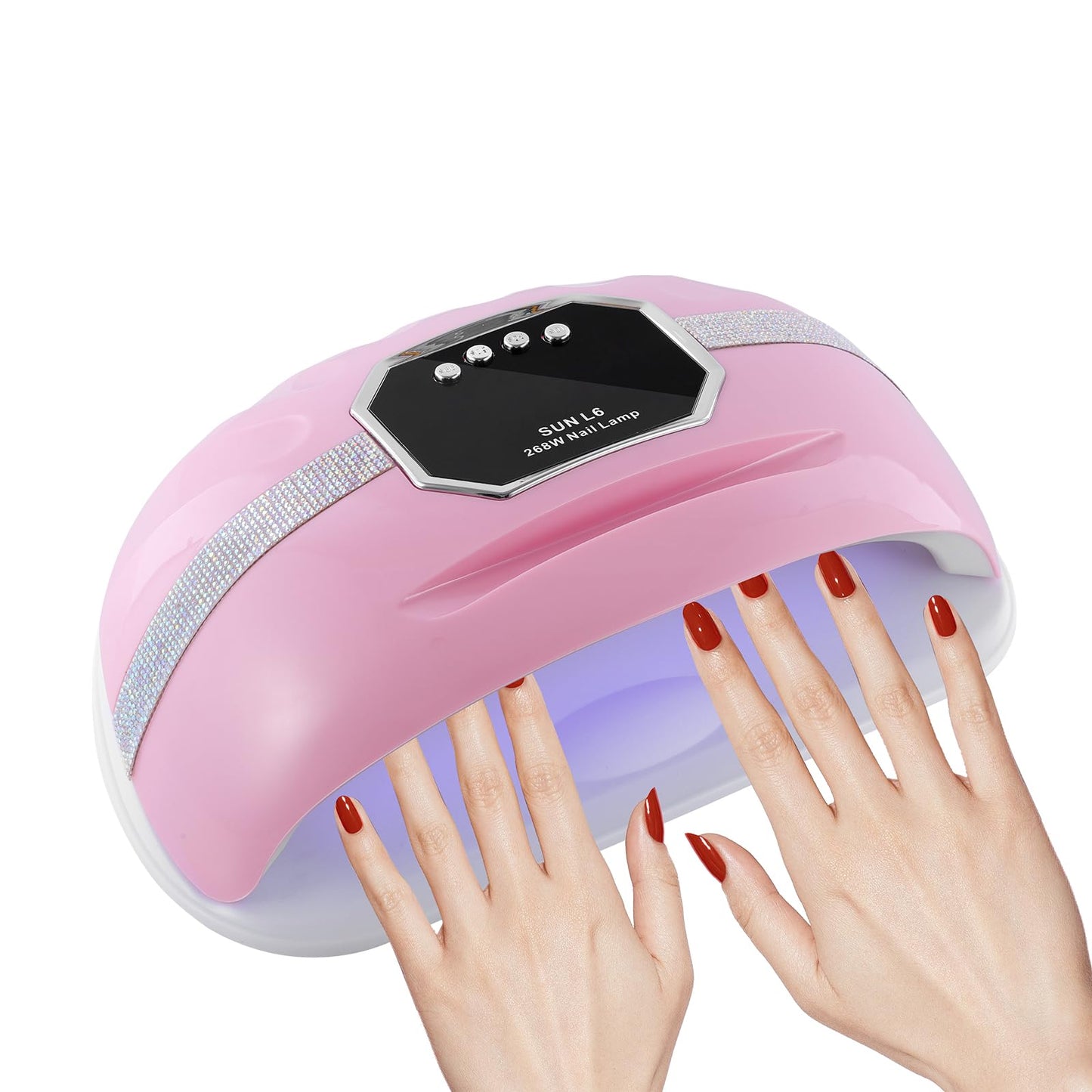 Riuotazi 268W UV LED Nail Lamp for Two Hand