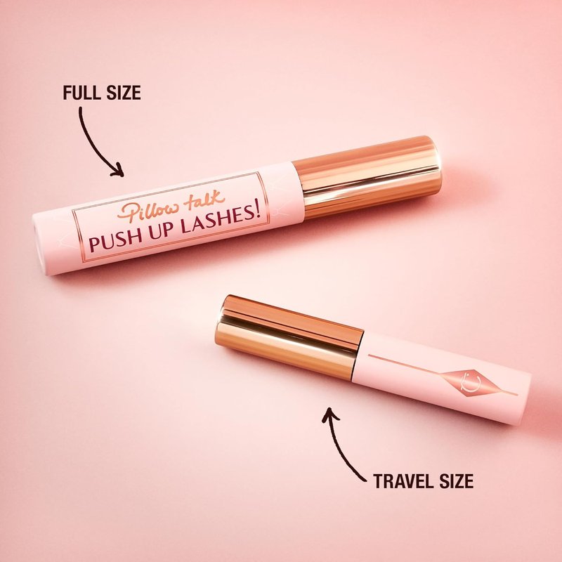 Charlotte Tilbury Pillow Talk Push Up Lashes Mascara - Lengthening & Volume Boosting Formula | Smudge-Proof, 24HR Lift Effect