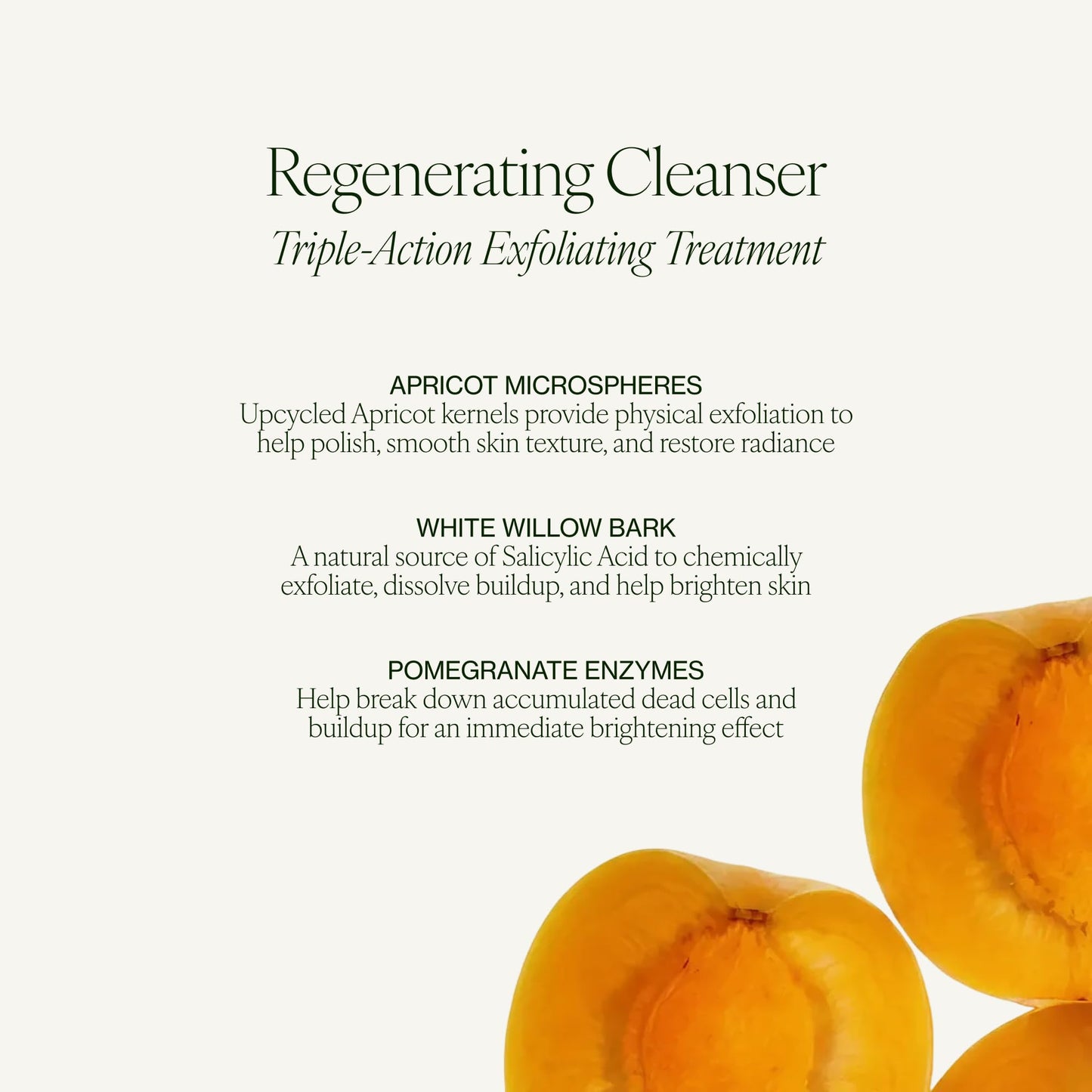 Tata Harper Regenerating Cleanser | Daily Cleansing & Exfoliating Facial Cleanser with Beta Hydroxy Acid | Clinically Proven Natural Skincare for Uneven Texture & Lack of Radiance, 1.7 fl oz