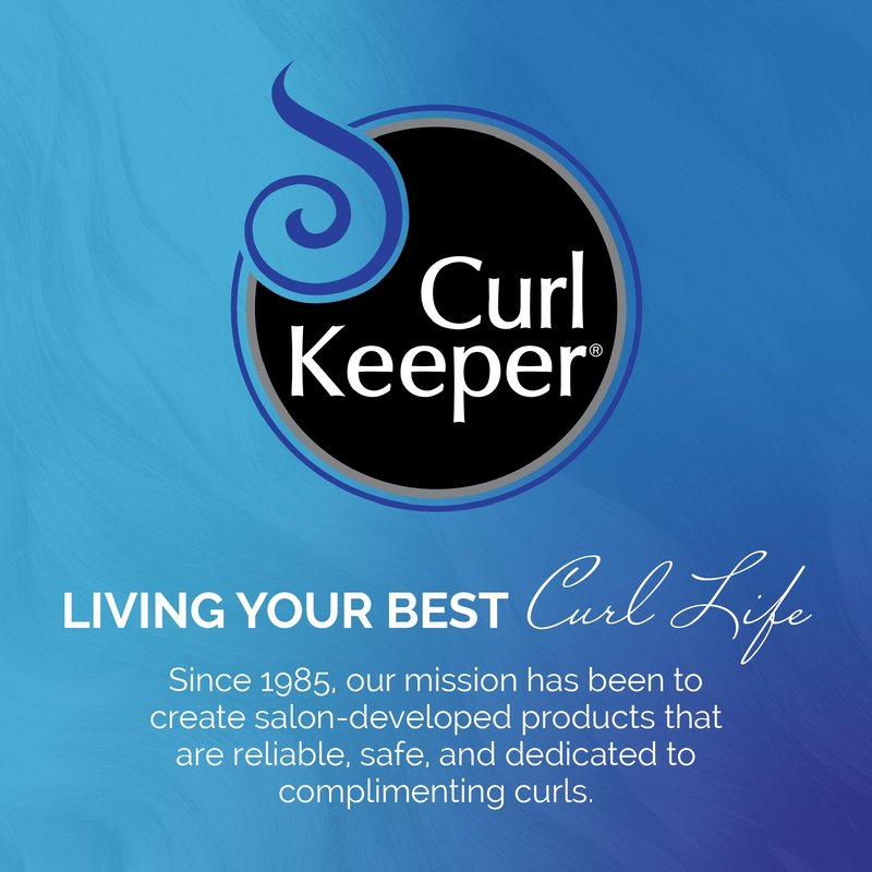 Curl Keeper Slip Plus Extreme Hair Detangling Jelly for Curly Hair, 12 Fl Oz - Hair Detangler Gel & Leave In Conditioner for Men, Women & Kids - Detangling Hair Care Loosens Knots & Tangles
