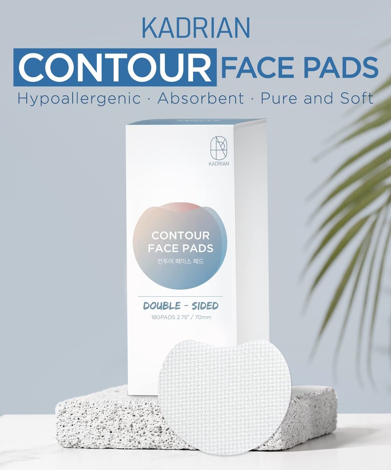 Exfoliating Pads - Double-Sided - Lint Free - for Makeup Remover and Toner - Rayon face Rounds - Rayon not Cotton Balls - Korean Toner Pad (180 Pads)