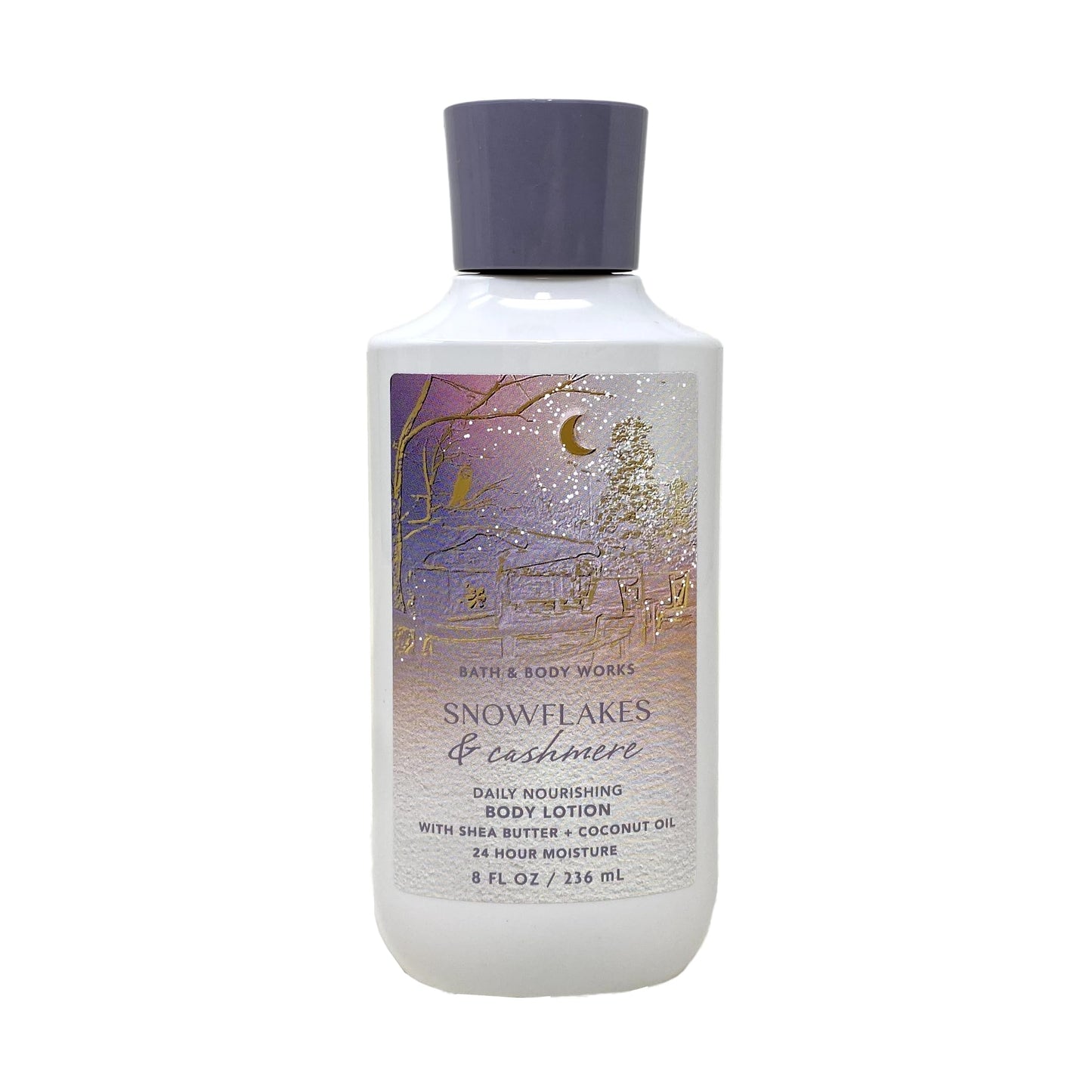 Bath and Body Works Gift Set of 10 oz Shower Gel and 8 oz Lotion (Snowflakes & Cashmere) (BB87462390)