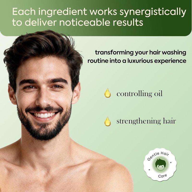 Tea Tree Shampoo for Oily Hair - Clarifying Biotin Formula for Deep Cleansing & Scalp Balance | 16.9 FL OZ