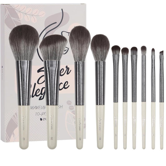 DUcare 17Pcs Professional Makeup Brush Set Complete Kit with Brush Cleaning Mat and Makeup Sponge, Ideal for Foundation, Eyeshadow, Liquid Cream, Gift Box Set