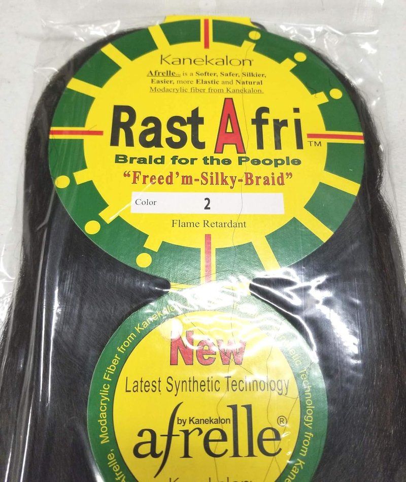 Rasta Fri Braids - Dark Brown Synthetic Hair Extensions | Pack of 3 for Stylish Braiding