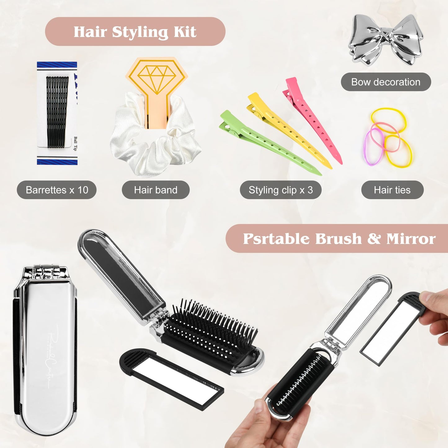 Seven uncles Bridal Emergency Kit for Wedding Day for Bride Weddings Ultimate Set with 36 Pcs Essentials Items for Brides | Ideal W-edding Day & Daily Use White