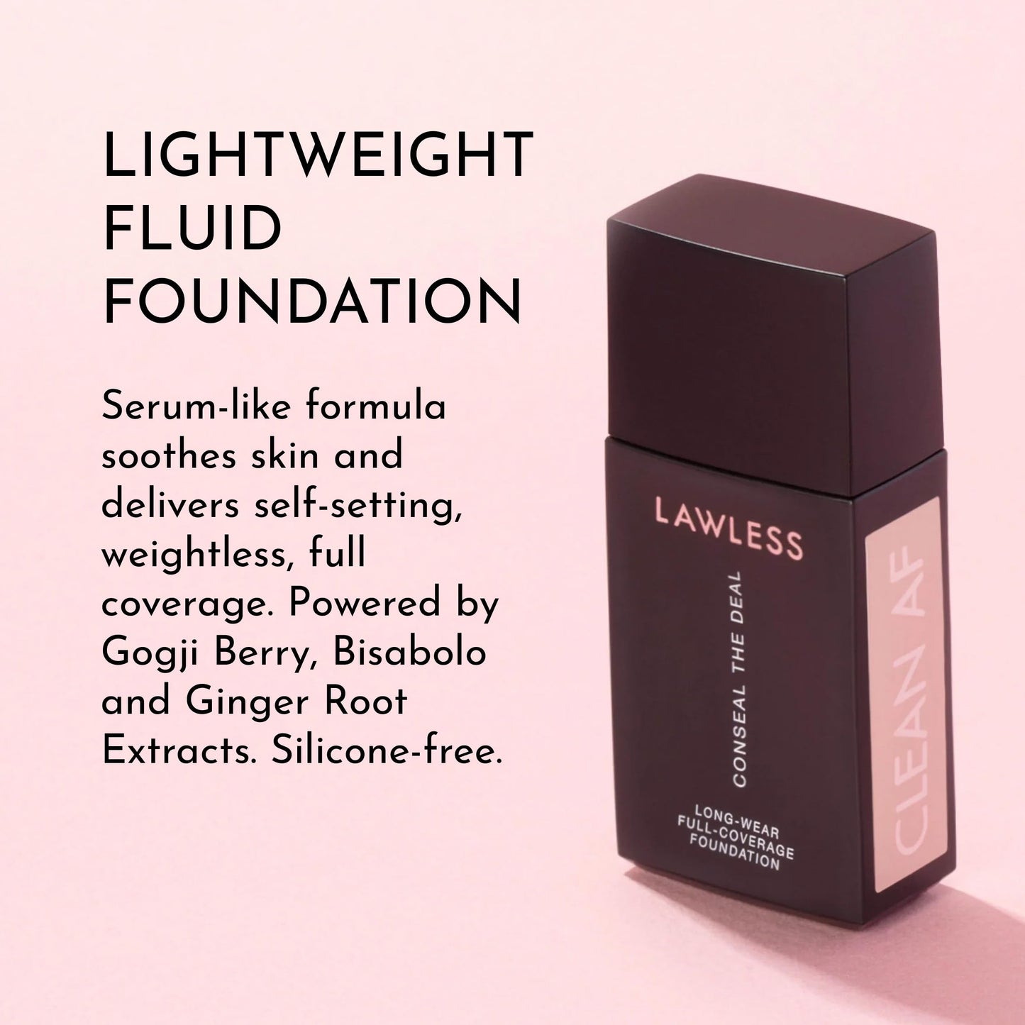 LAWLESS Conseal The Deal Long-Wear Full-Coverage Foundation Champagne
