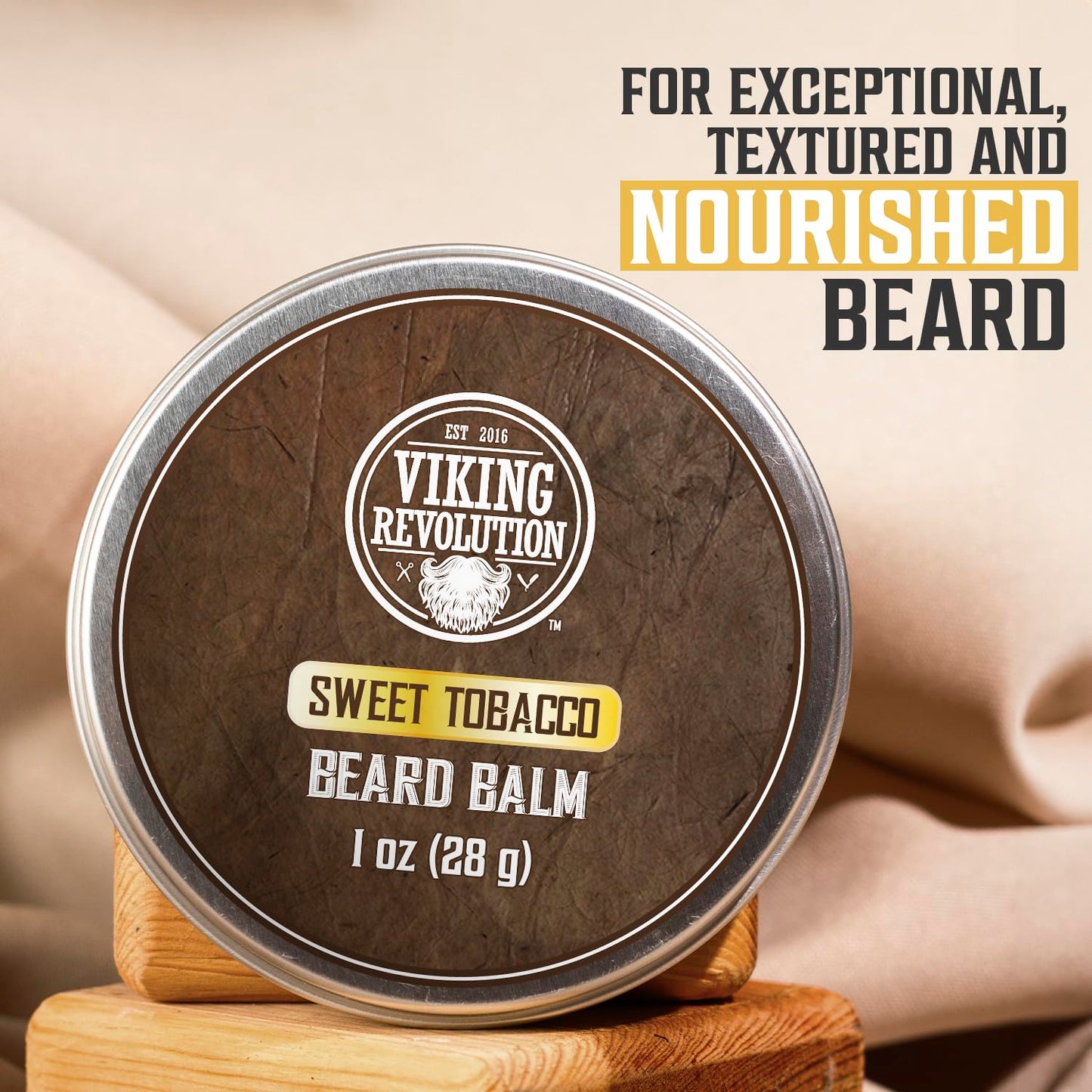 Viking Revolution Beard Balm Variety Pack (1oz each) - Styles, Strengthens and Softens Beards - Sandalwood, Pine & Cedar, Bay Rum, Clary Sage, Spiced Vanilla, Sweet Tobacco, Majestic Oud, Citrus