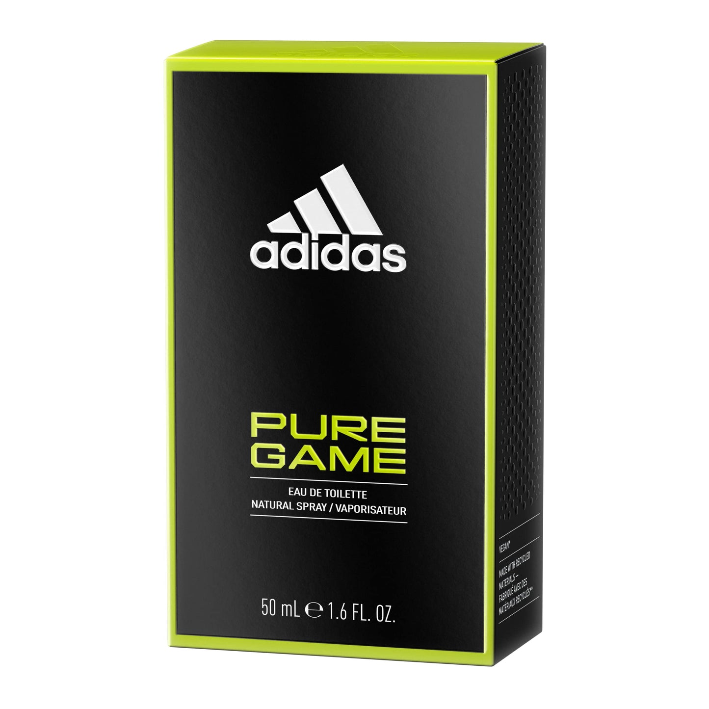 adidas Pure Game Eau De Toilette Spray for Men, 1.7 fl oz (Pack of 2)